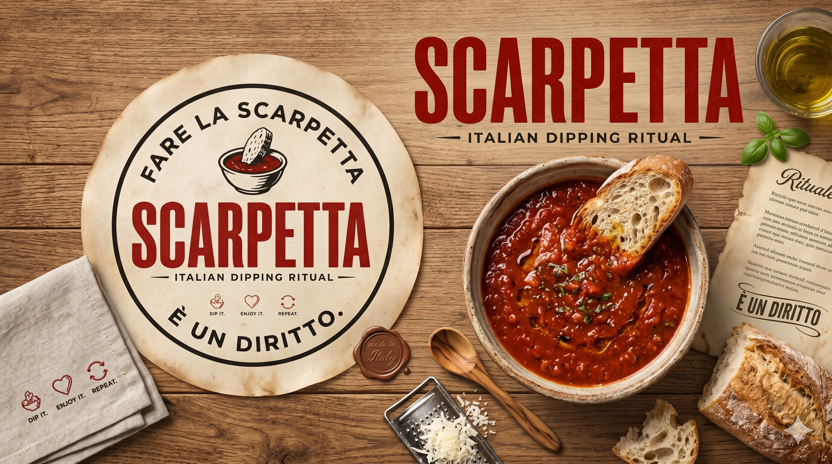 Scarpetta Italian Dipping Ritual